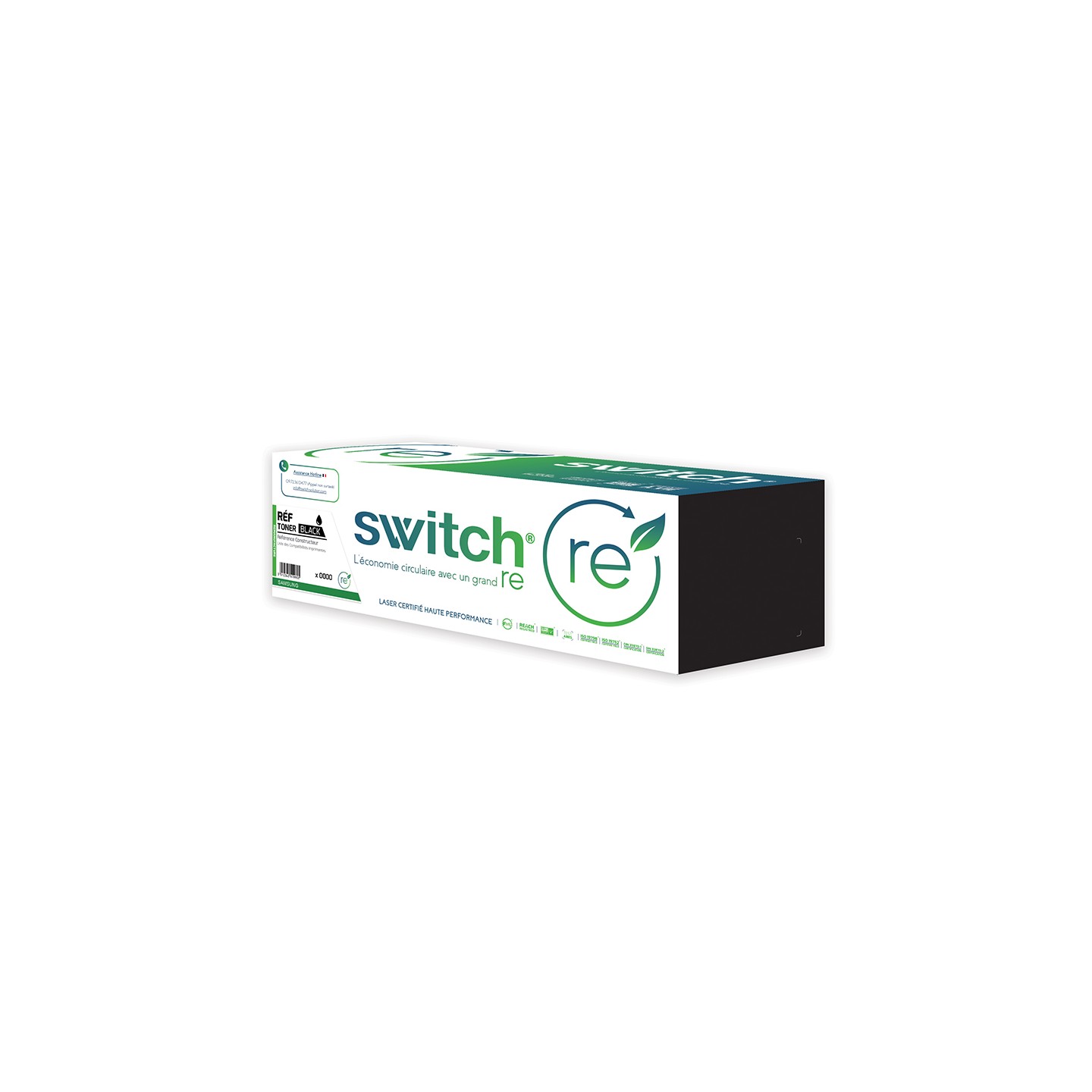 Samsung 111S - SWITCH Toner Reman compatible MLT-D111SELS, 111S - Black