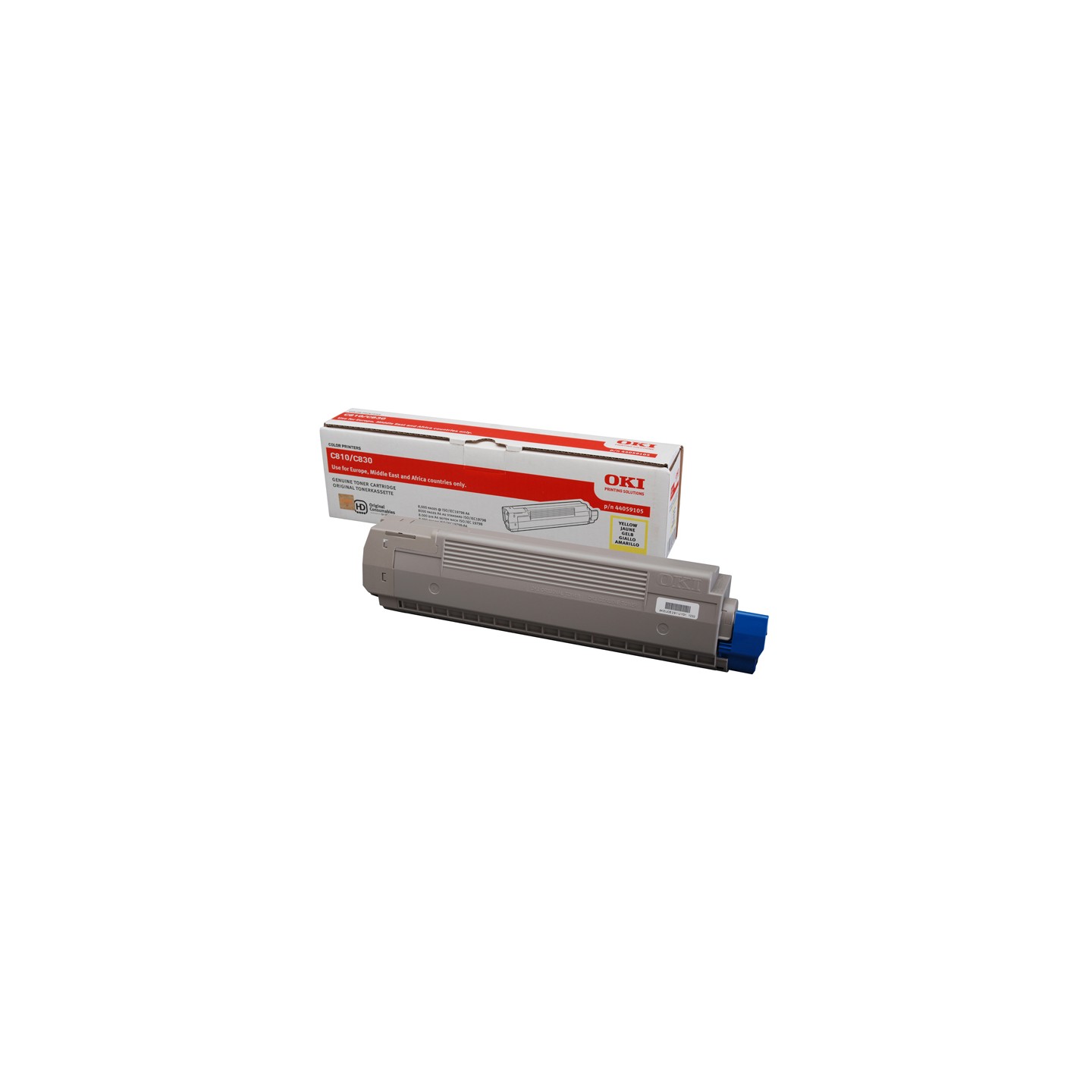 OKI C810 - Toner authentique 44059105 - Yellow