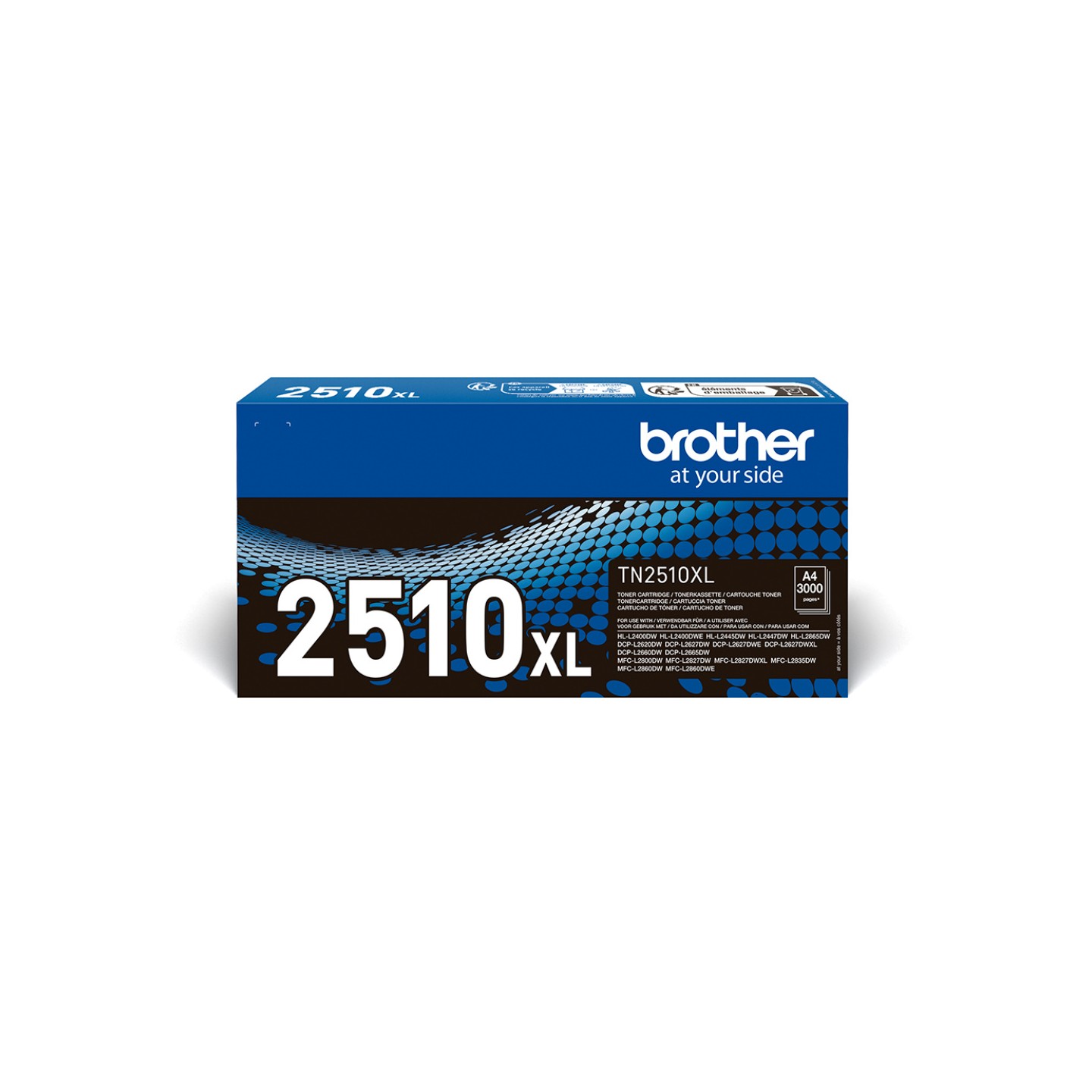 Brother TN-2510XL - Toner authentique TN-2510XL - Black