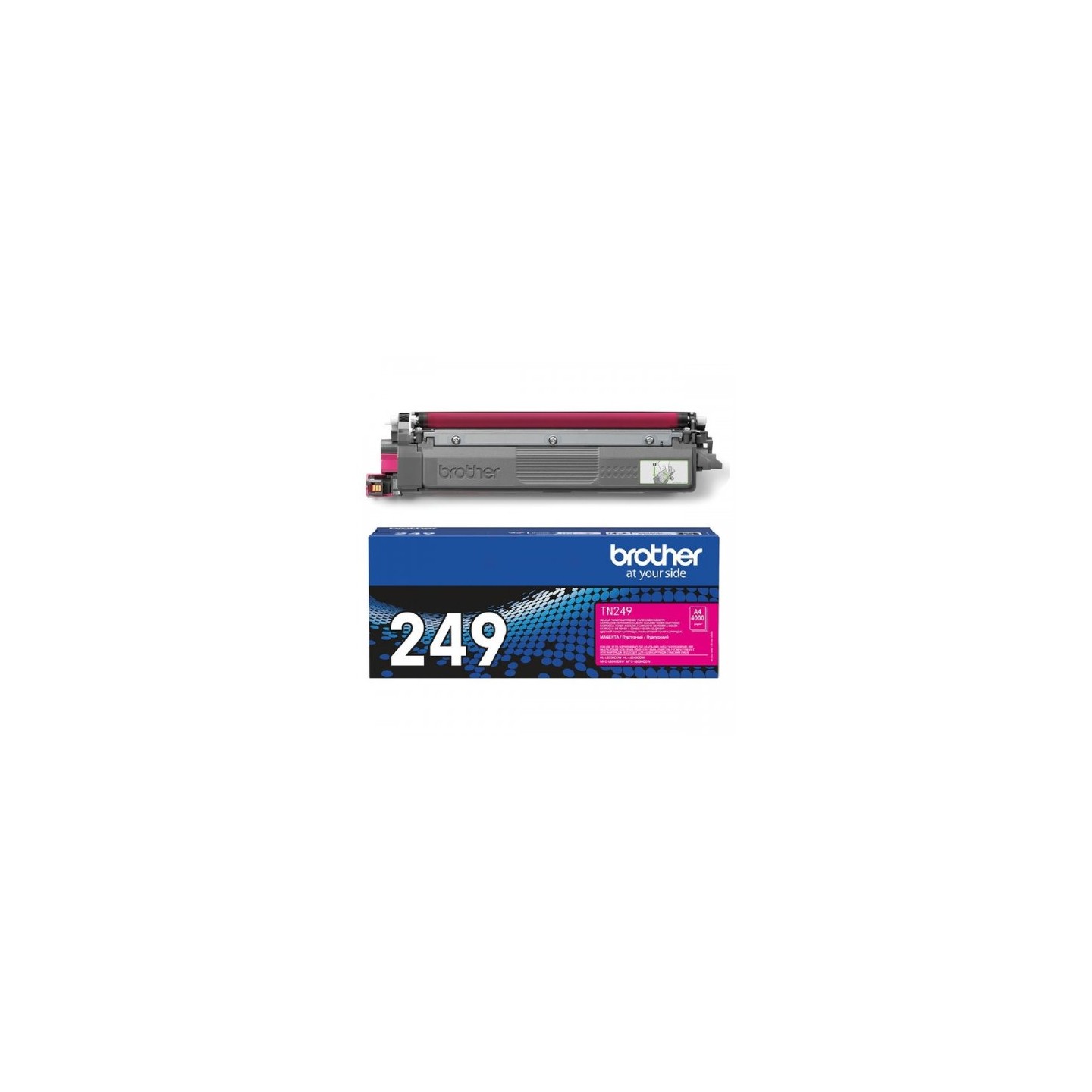Brother TN-249M - Toner authentique TN-249M - Magenta