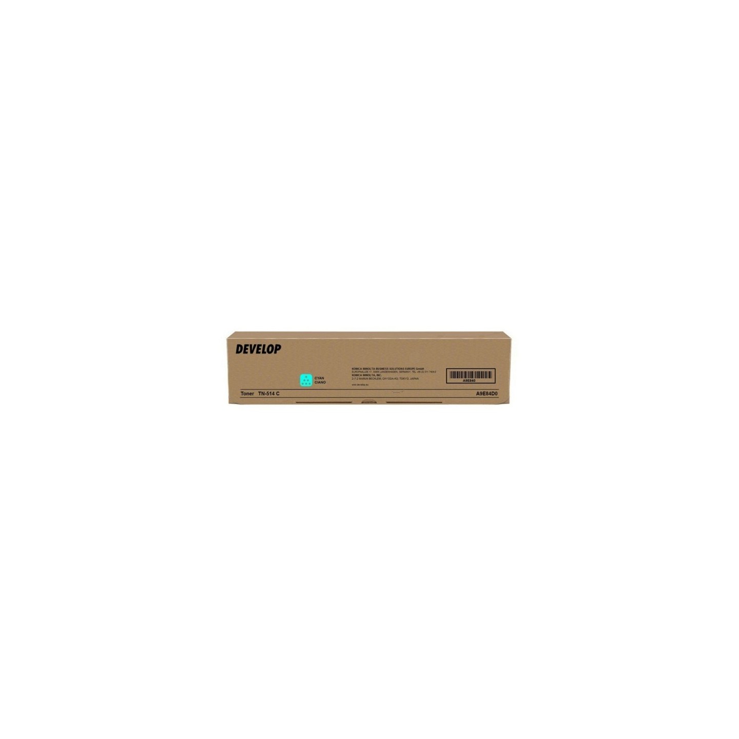 Toner authentique Develop A9E84D0 - Cyan
