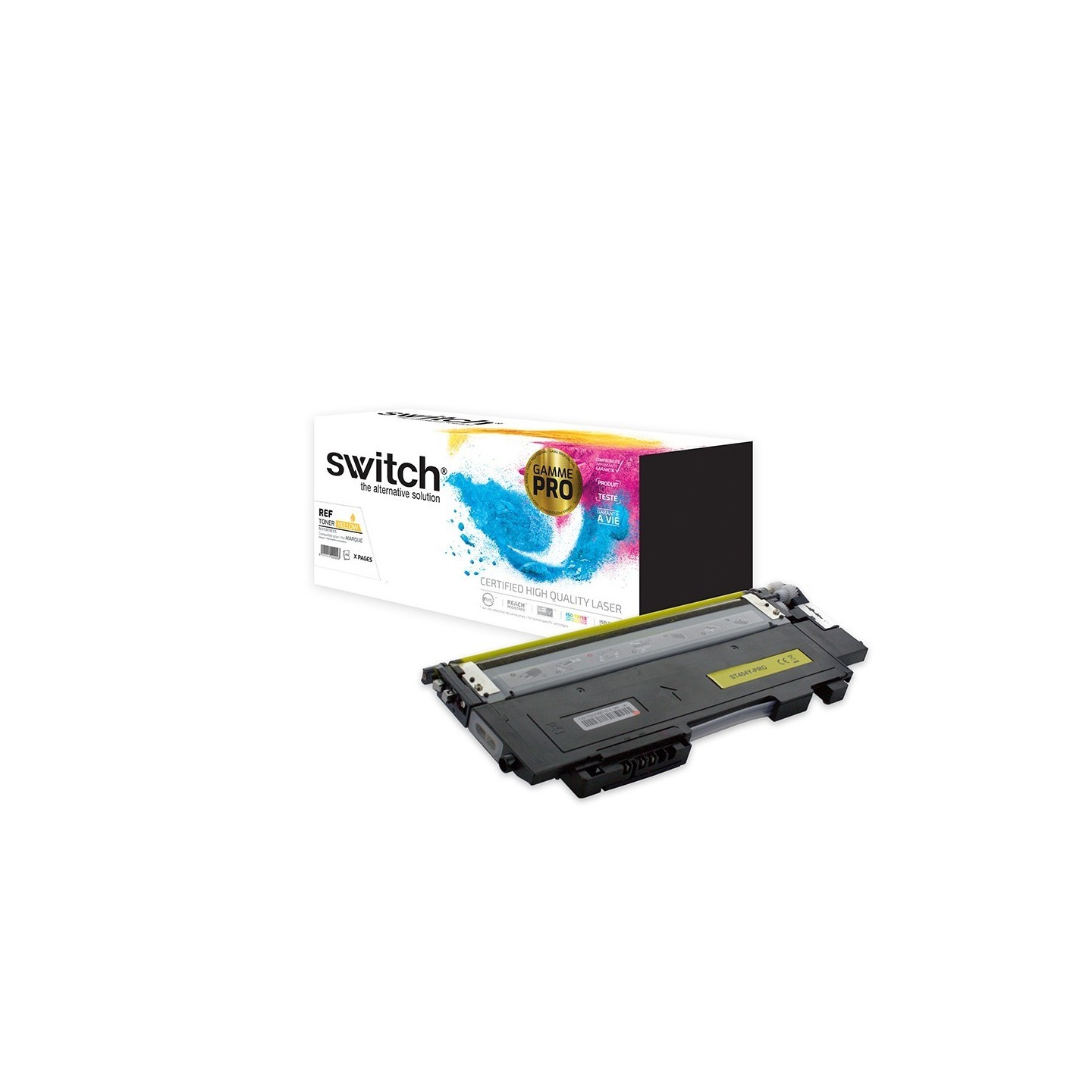 SWITCH Toner 'Gamme PRO' compatible avec CLTY404SELS - Jaune