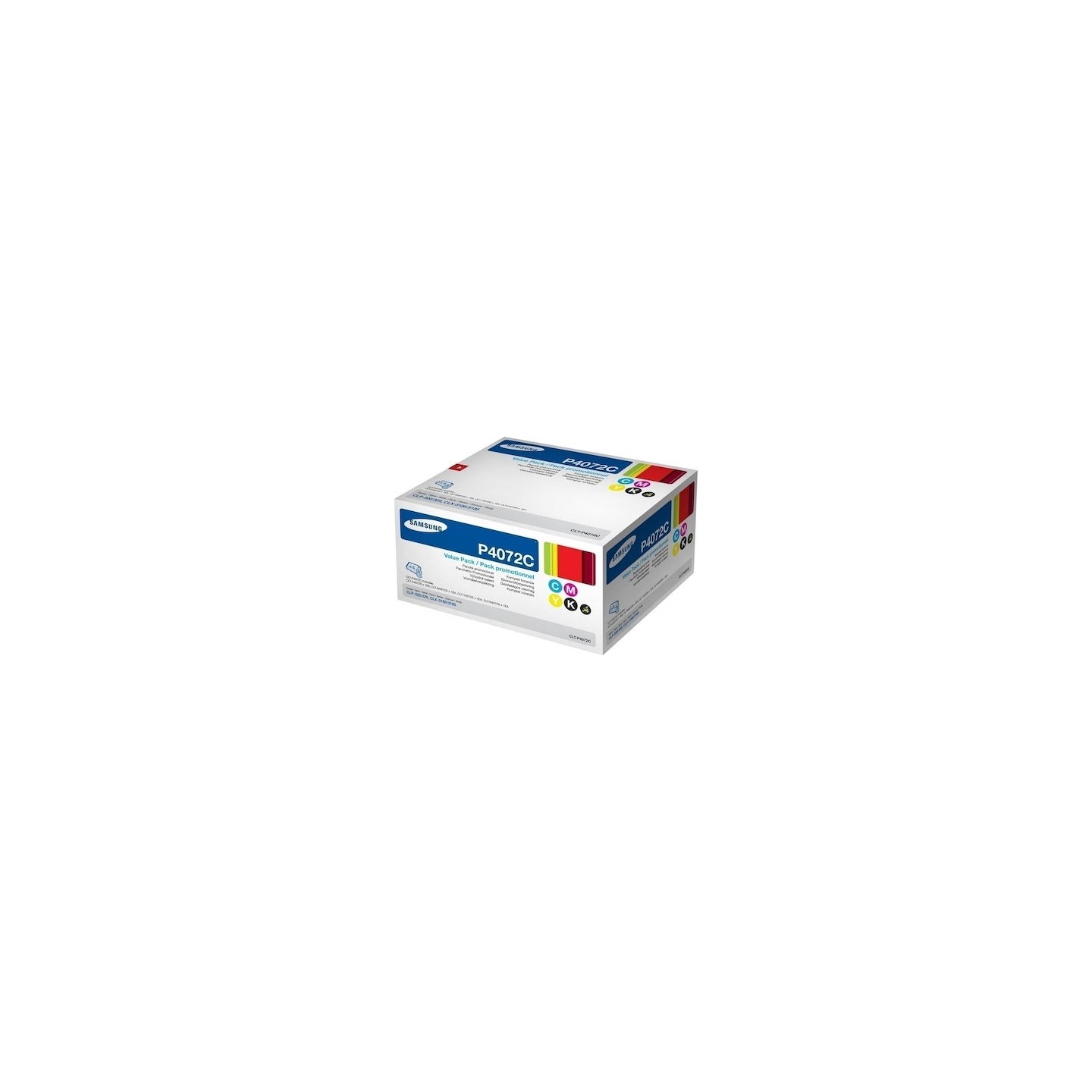 Pack x 4 Toner authentique Samsung CLTP4072CELS, SU382A - Noir Cyan Magenta Jaune