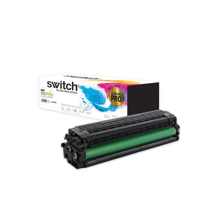 SWITCH Toner 'Gamme PRO' compatible avec CLT-Y504SELS - Jaune