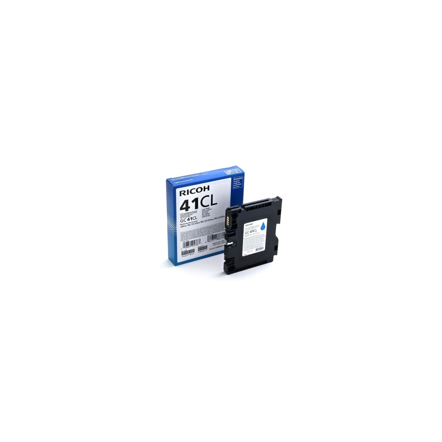 Ricoh RGC41C Cartouche originale 405766, GC41CL - Cyan