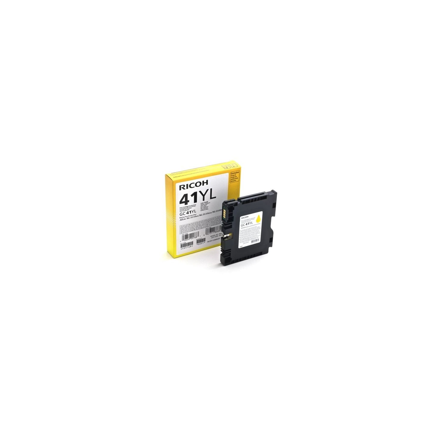 Ricoh RGC41Y Cartouche originale 405768, GC41YL - Jaune