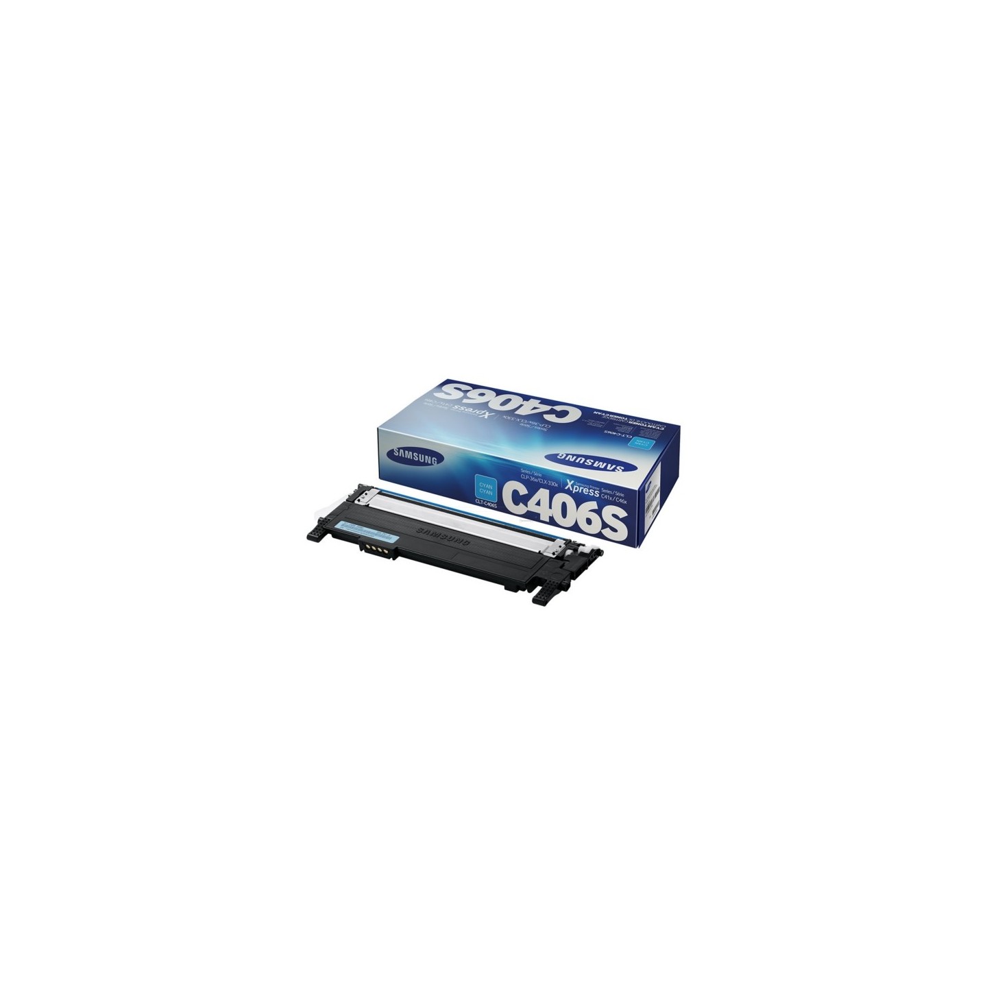 Toner authentique Samsung CLT-C406SELS - Cyan
