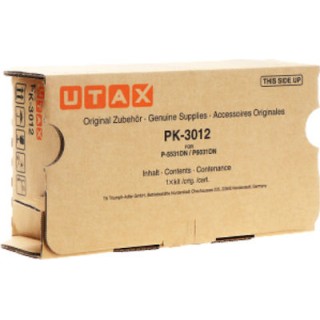 Toner authentique Triumph Adler 1T02T60UT0, PK3012 - Noir