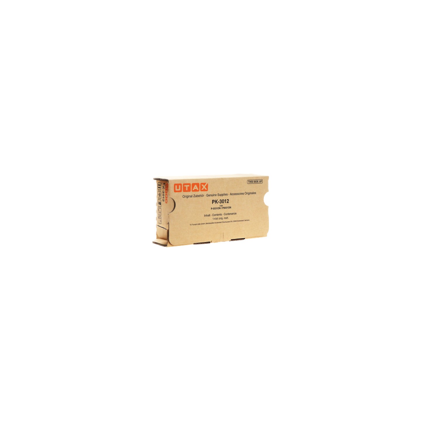 Toner authentique Triumph Adler 1T02T60UT0, PK3012 - Noir