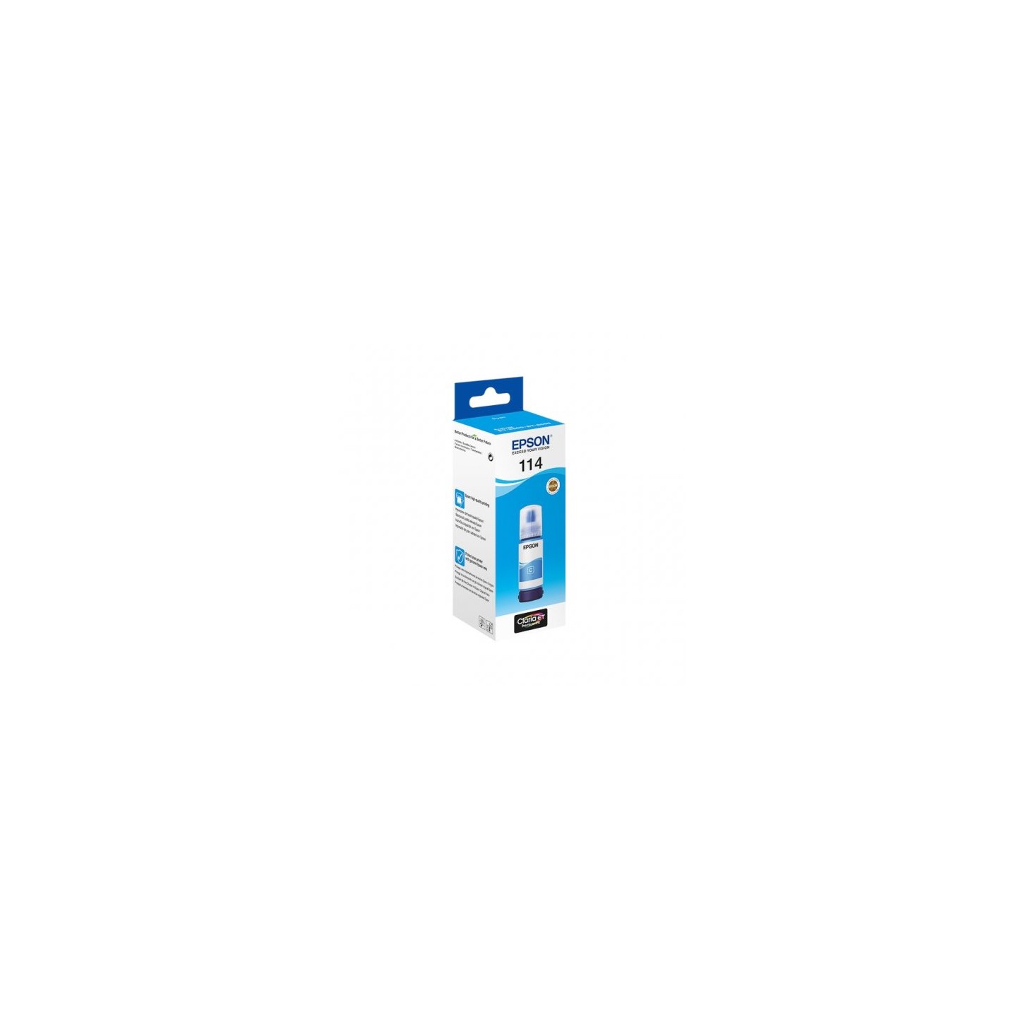 Epson 114 - Flacon d'encre authentique C13T07B240 - Cyan
