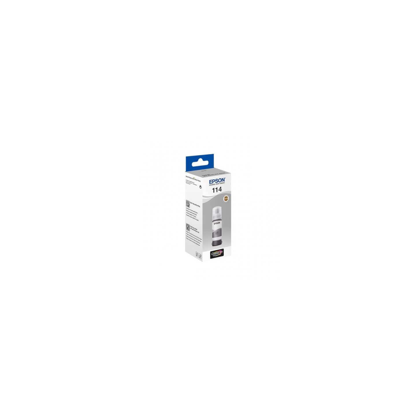 Epson 114 - Flacon d'encre authentique C13T07B540 - Gris