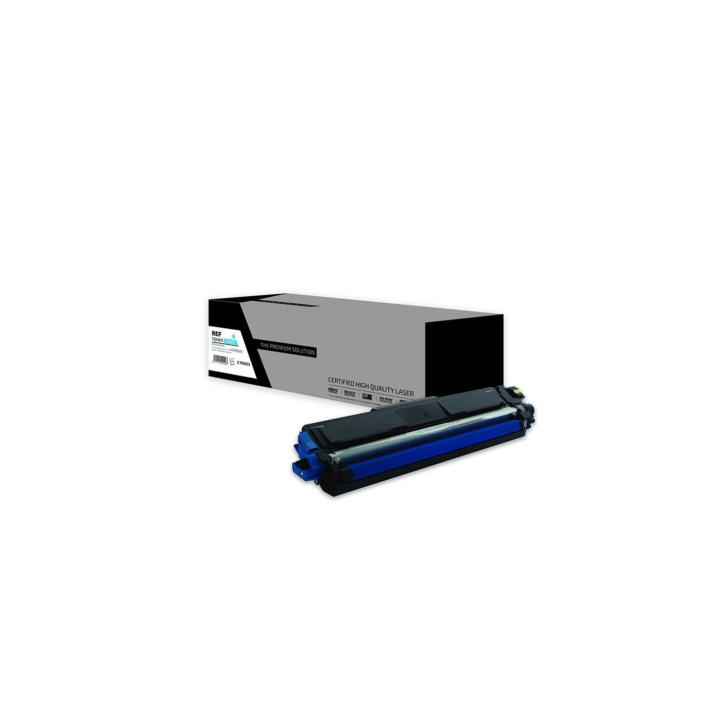 TPS BTTN247C - Toner compatible avec TN-247 - Cyan