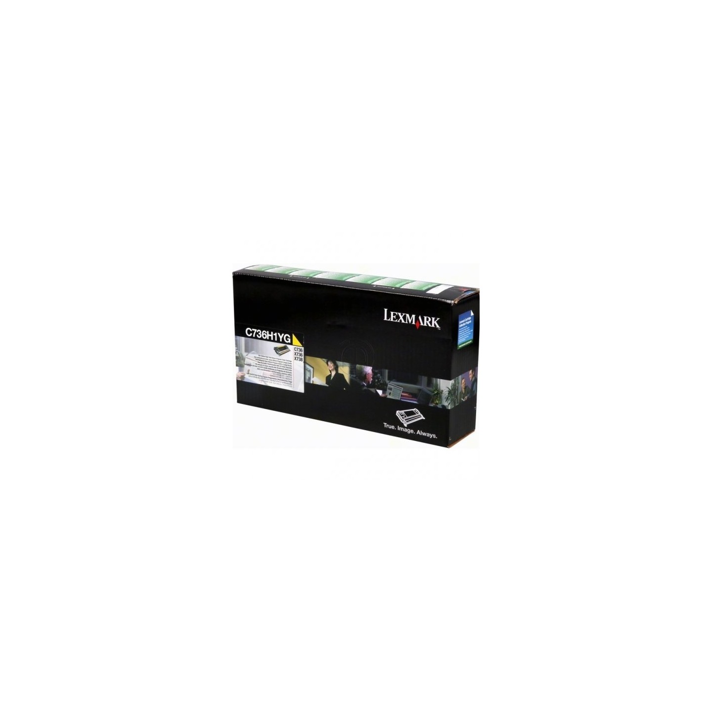 Lexmark 0C736H1YG - Toner authentique RETURN 0C736H1YG - Yellow