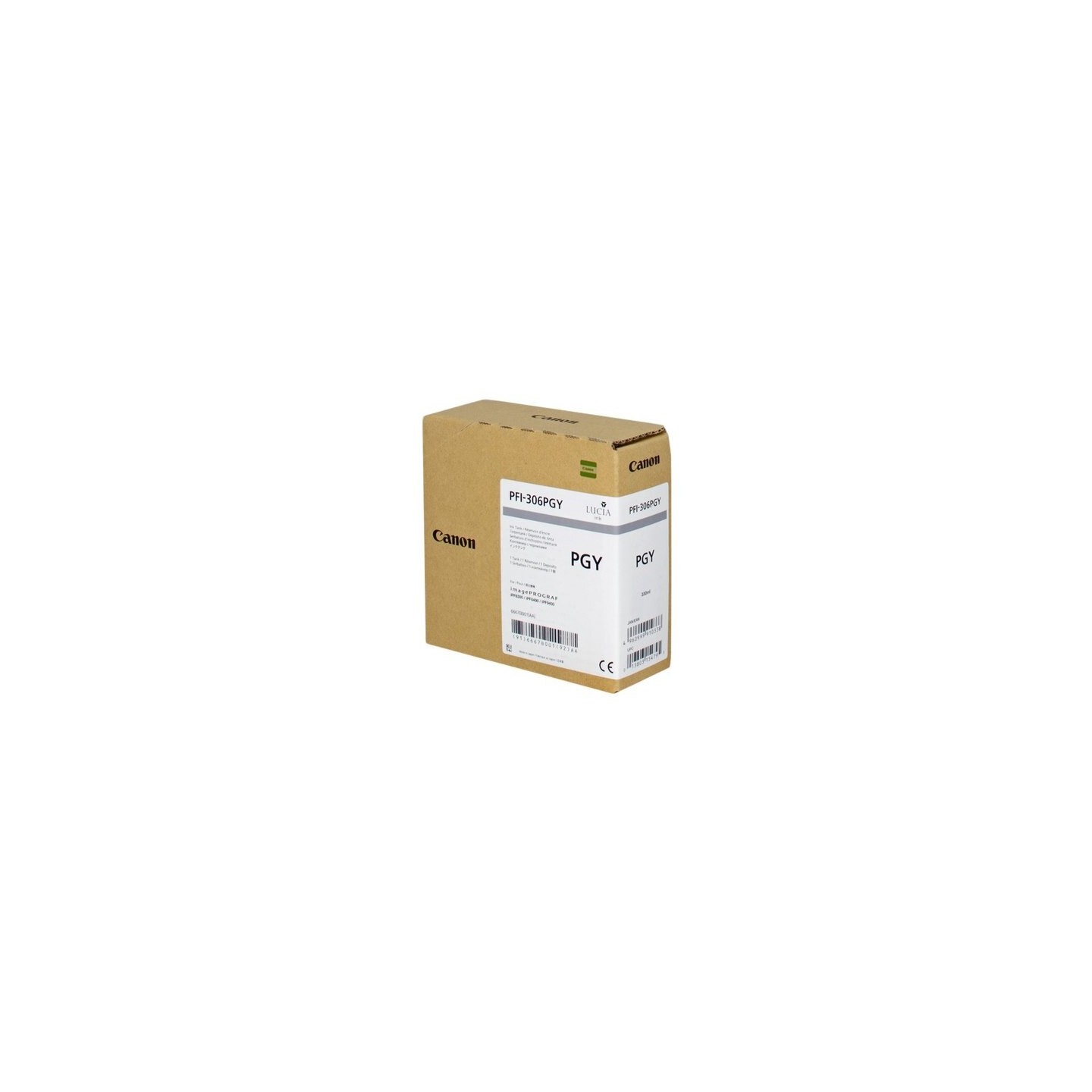 Canon UPFI306PGY Cartouche originale 6667B001, PFI306PGY - Gris Clair