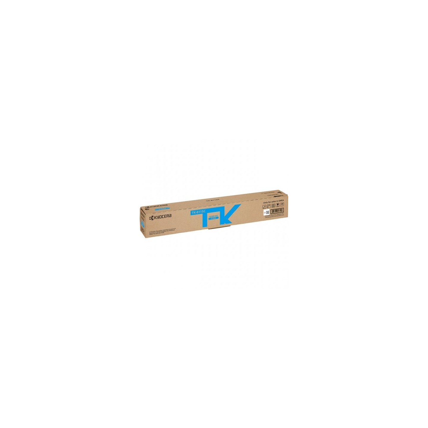 Kyocera Mita TK-8115 - Toner authentique 1T02P3CNL0, TK-8115 - Cyan