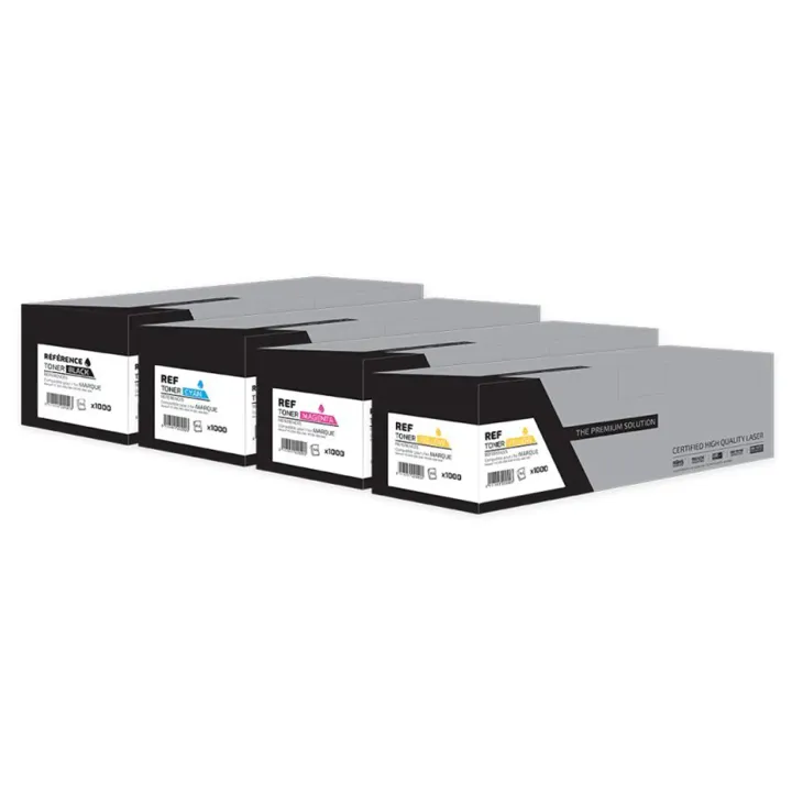 Hp 117A - Pack x 4 Toner équivalent à W2070A, W2071A, W2072A, W2073A - Black Cyan Magenta Yellow