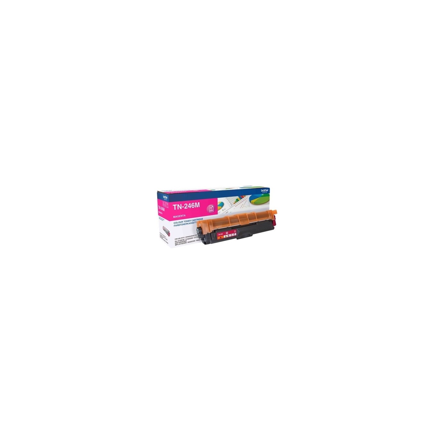 Brother TN-246M - Toner authentique TN-246 - Magenta