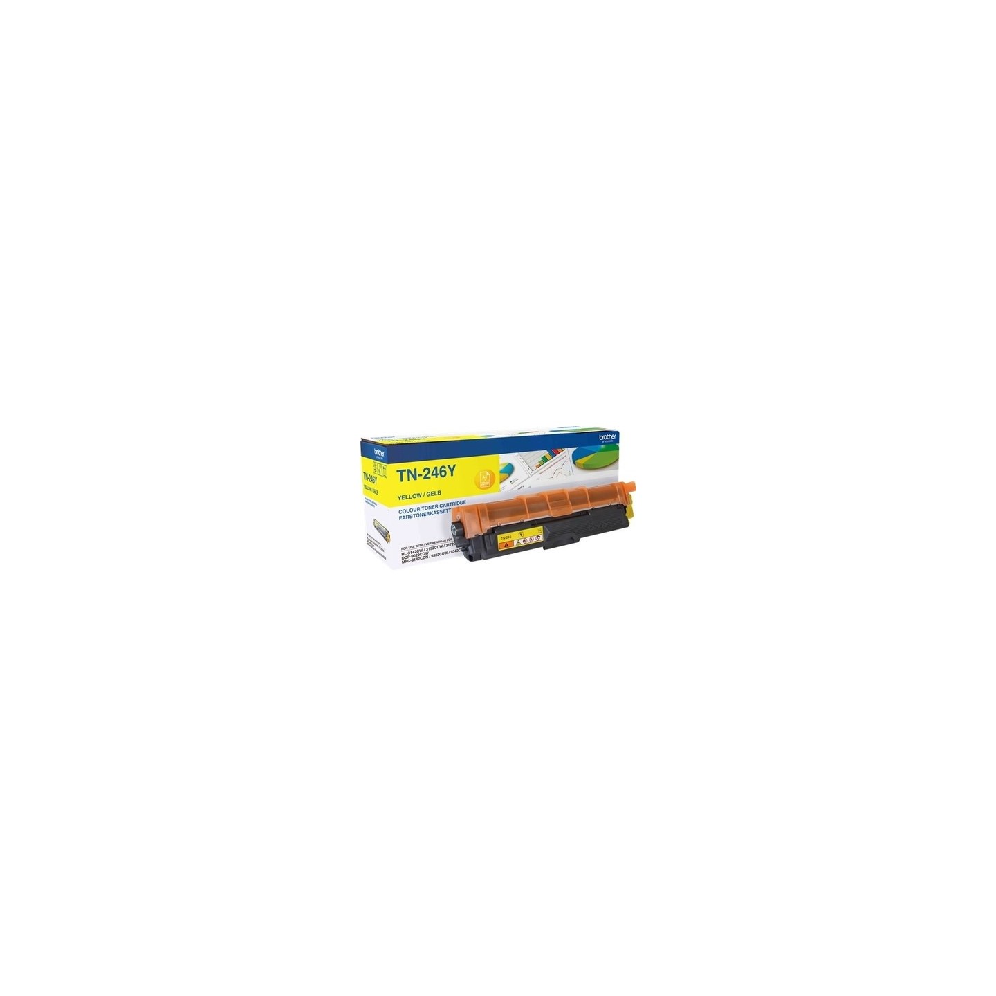Brother TN-246Y - Toner authentique TN-246 - Yellow