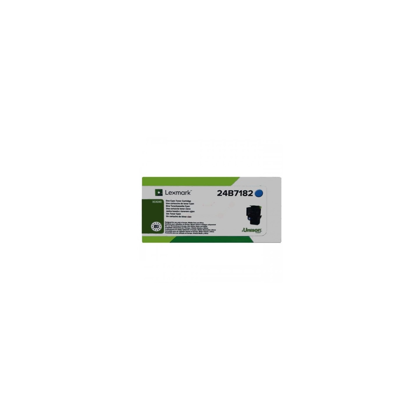 Lexmark 2240 - Toner authentique 24B7182 - Cyan