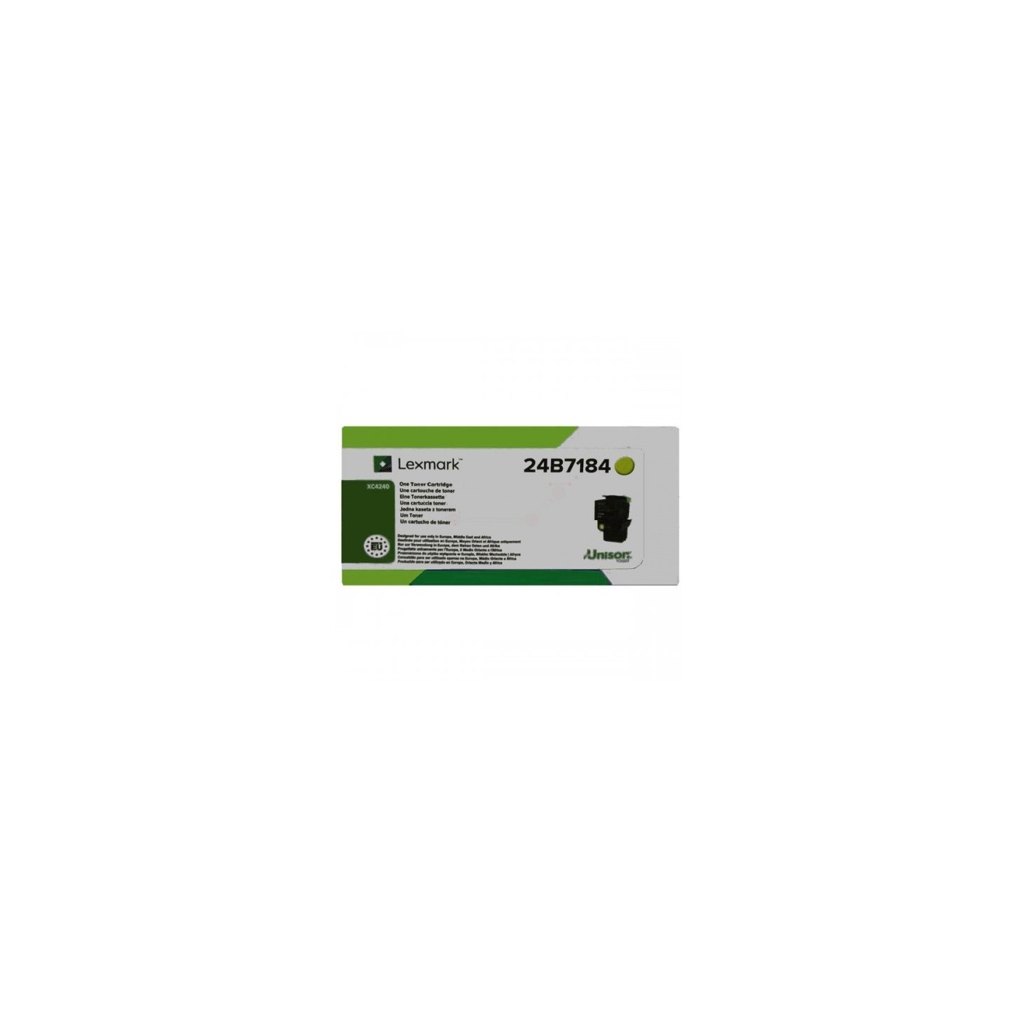 Lexmark 2240 - Toner authentique 24B7184 - Yellow