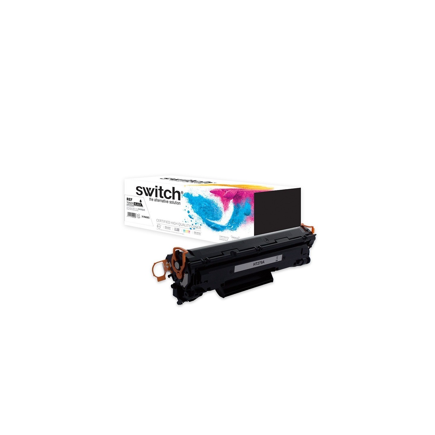SWITCH Toner compatible avec CF279A, 79A - Noir