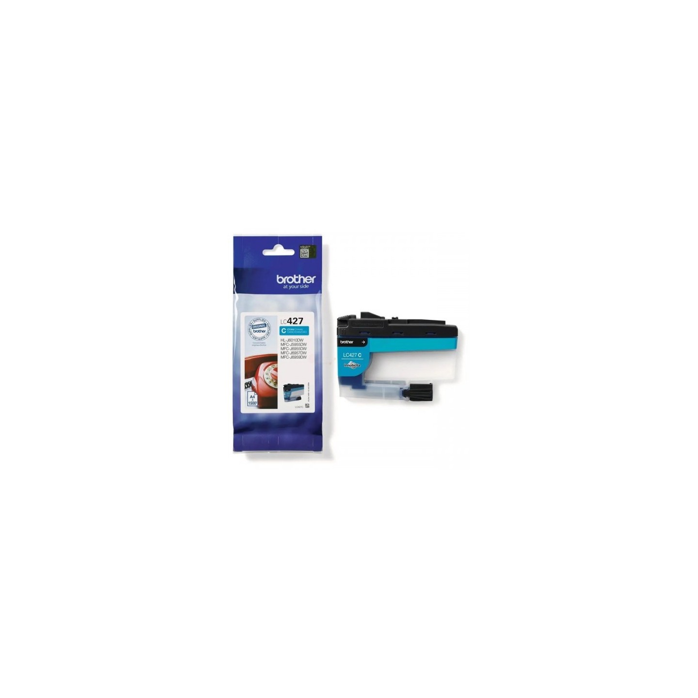 Brother 427 - cartouche jet d'encre originale LC427C - Cyan