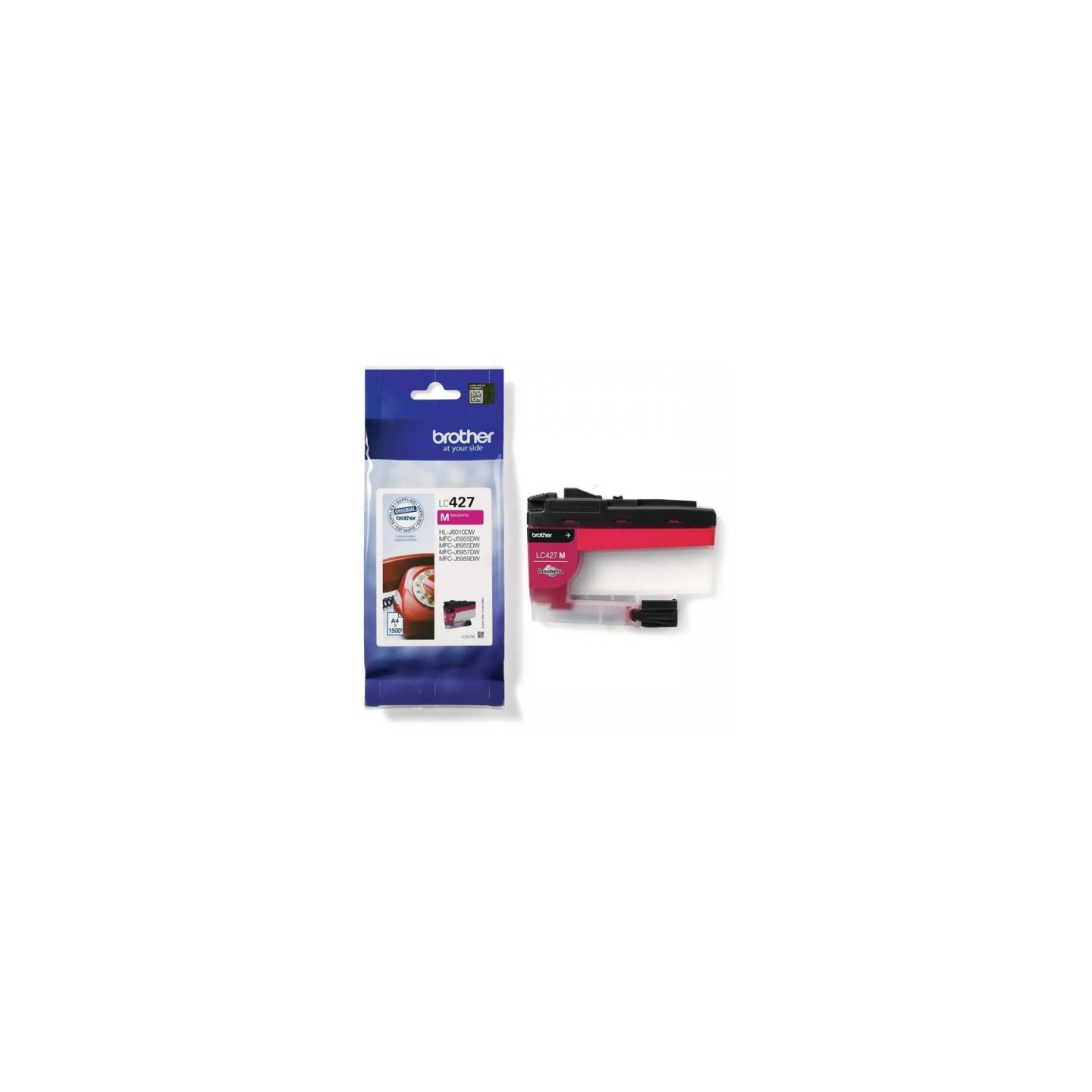 Brother 427 - cartouche jet d'encre originale LC427M - Magenta