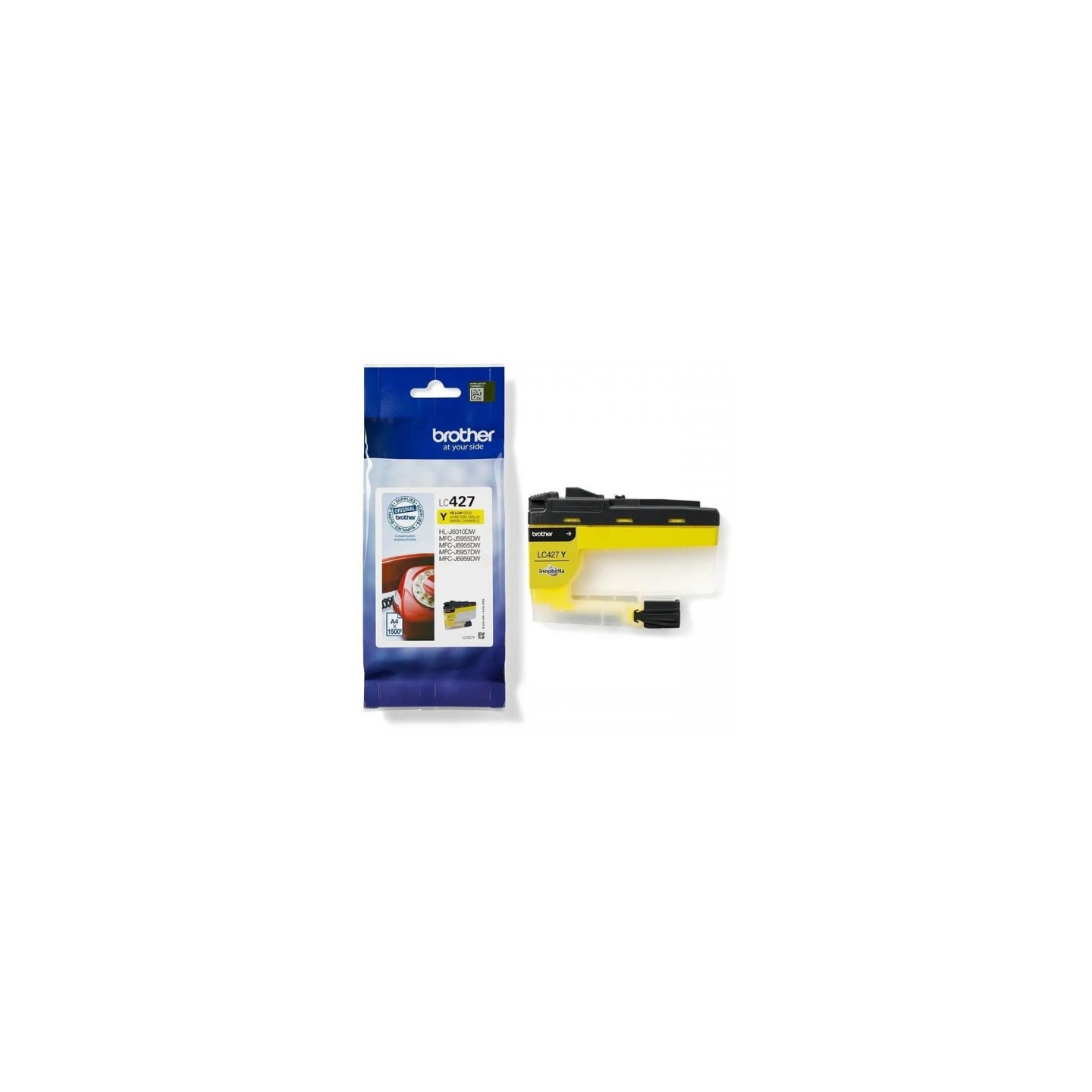 Brother 427 - cartouche jet d'encre originale LC427Y - Yellow