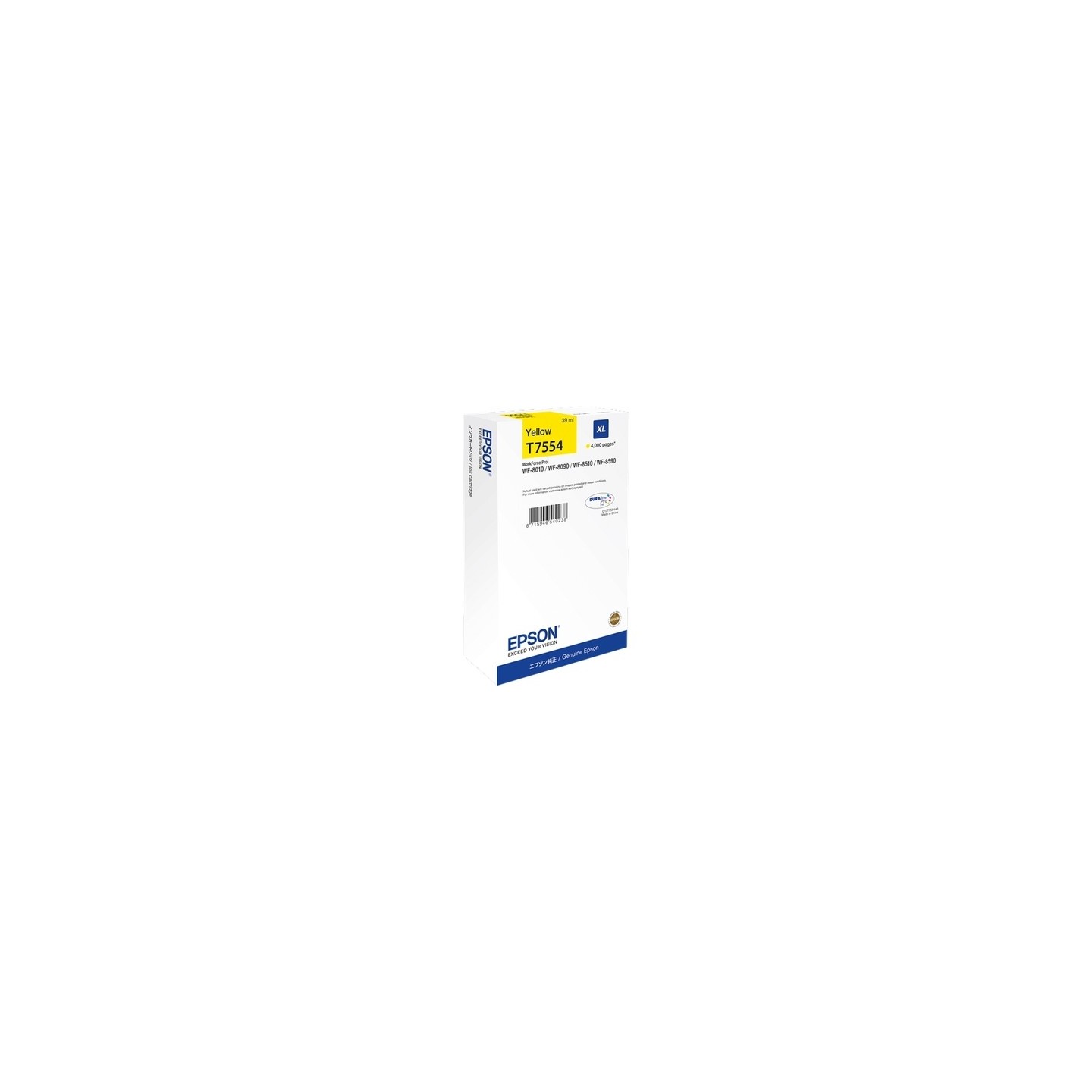 Epson E7554 Cartouche originale C13T755440 - Jaune