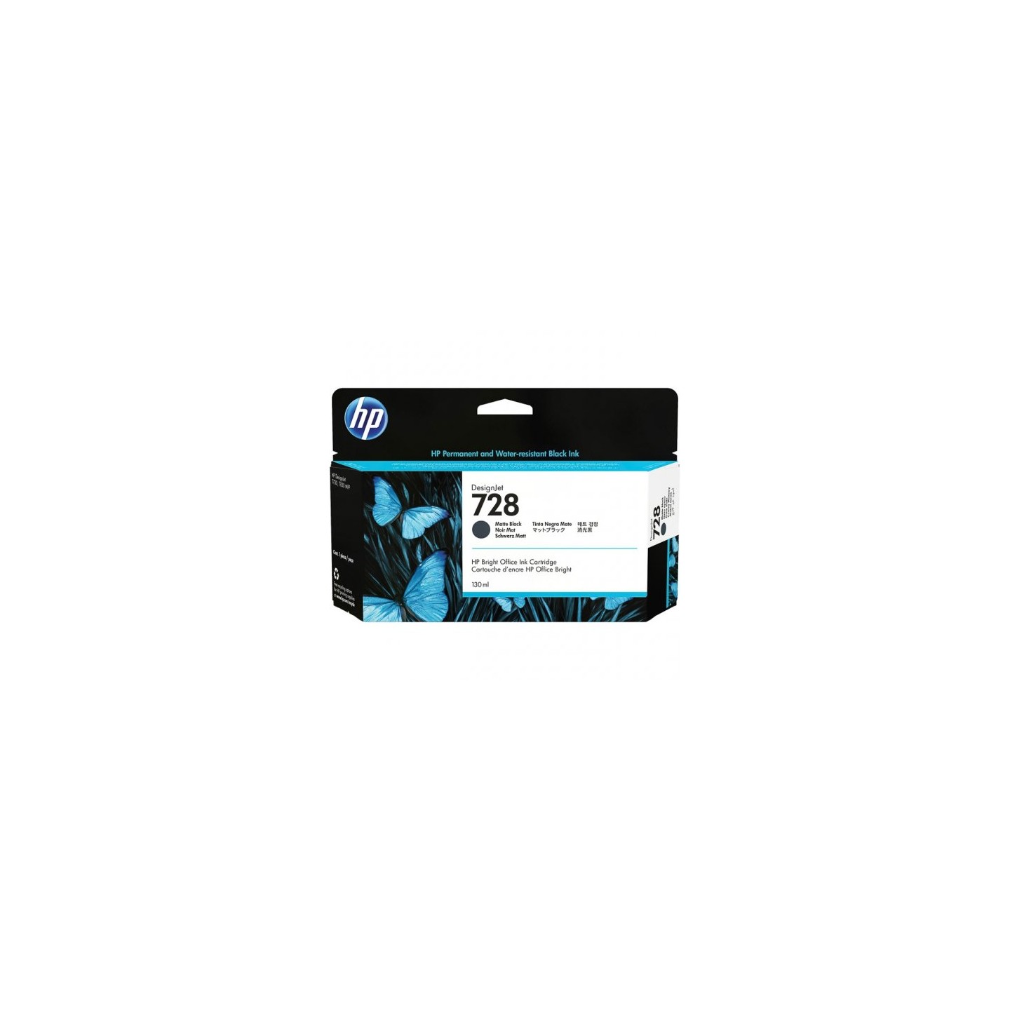 hp U728MB Cartouche originale 3WX25A - Noir Mat